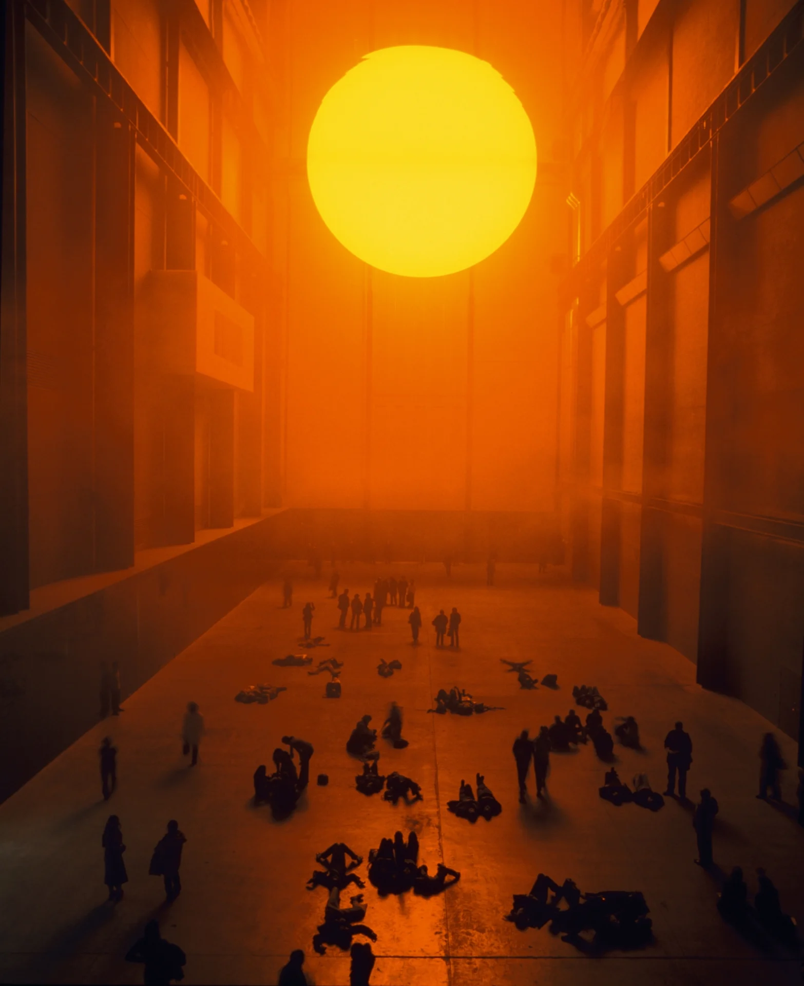 Olafur Eliasson's The Weather Project installation at the Tate Modern